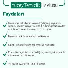 Sleepy Easy Clean Yüzey Temizlik Havlusu 50 Yaprak