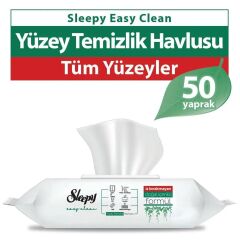 Sleepy Easy Clean 50 li Yüzey Temizlik Havlusu 2 ADET