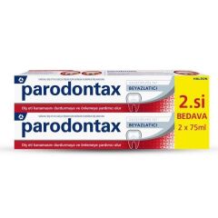 Paradontax Geliştirilmiş Tat Beyazlatıcı Diş Macunu 75 ml + 75 ml