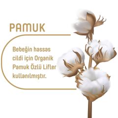 Pure Baby Organik Pamuklu 90 Yaprak Islak Havlu