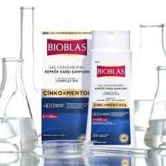 Bioblas Çinko + Mentol Saç Dökülmesi ve Kepeğe Karşı Şampuan 360 ml