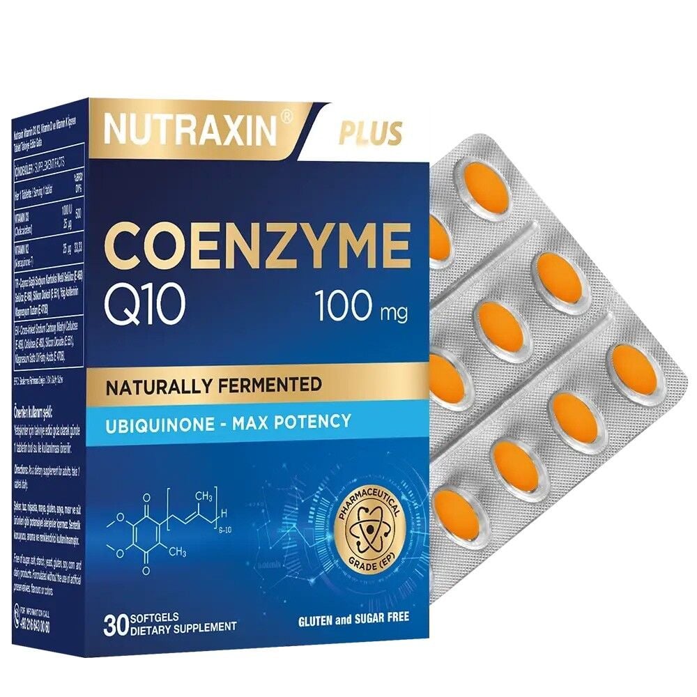 Nutraxin Koenzim Q10 30  Yumuşak Kapsül