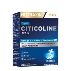 Nutraxin Sitikolin 300 mg 30 Yumuşak Kapsül