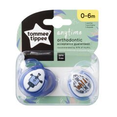 Tommee Tippee Anytime Ortodontik 2 li Emzik 0-6 Ay