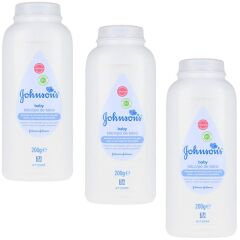 Johnsons Baby Bebek Pudrası 200 gr 3 ADET