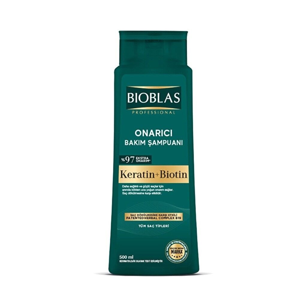 Bioblas Keratin Biotin Onarıcı Bakım Şampuanı 500 ml