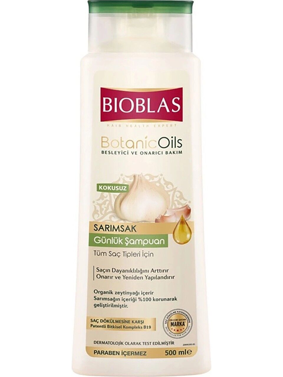 Bioblas Kokusuz Sarımsak Günlük Şampuan 500 ml