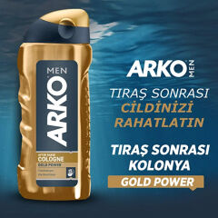 Arko Men Gold Power Tıraş Kolonyası 200 ml 3 ADET