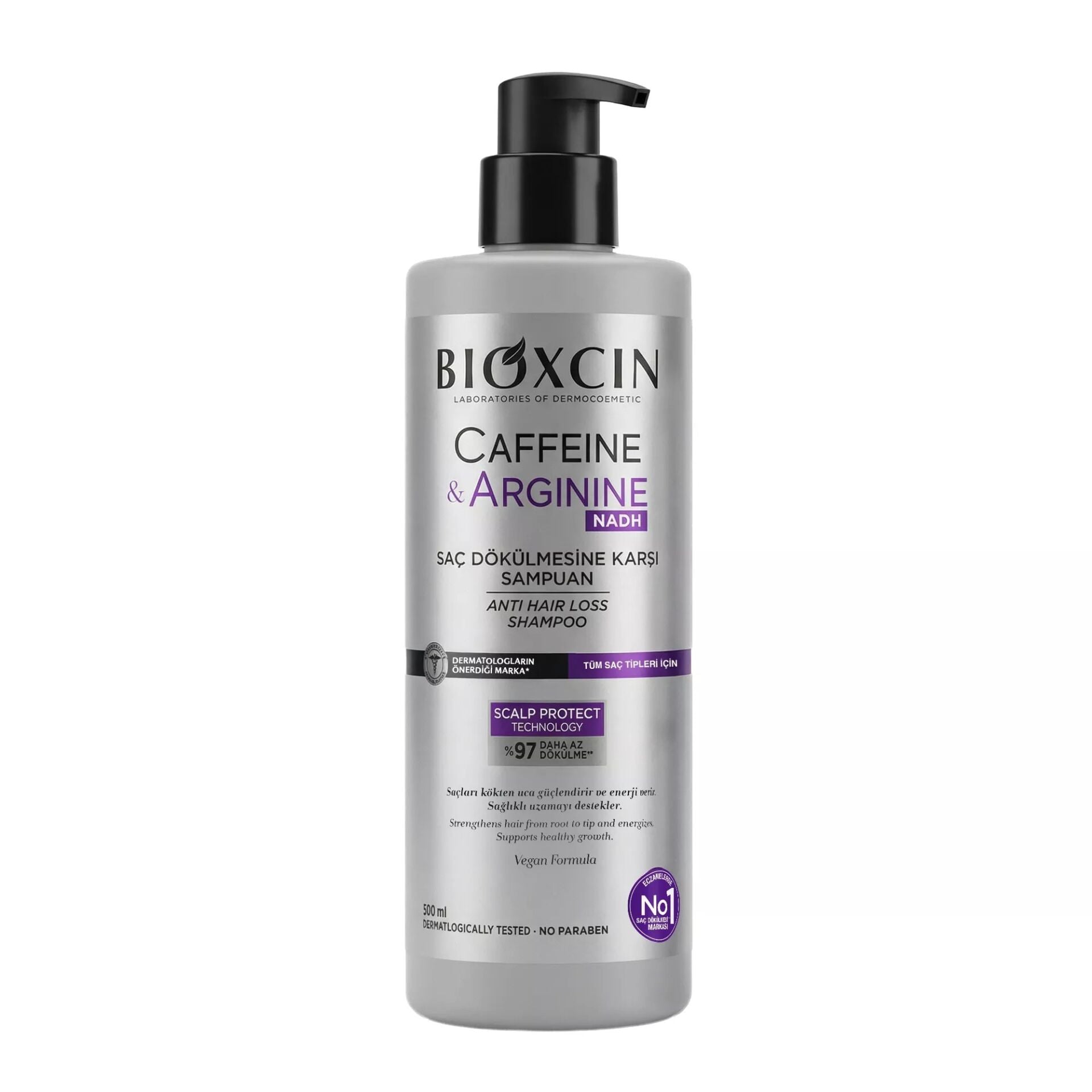 Bioxcin Caffeine Arginine Saç Dökülmesine Karşı Şampuan 500 ml