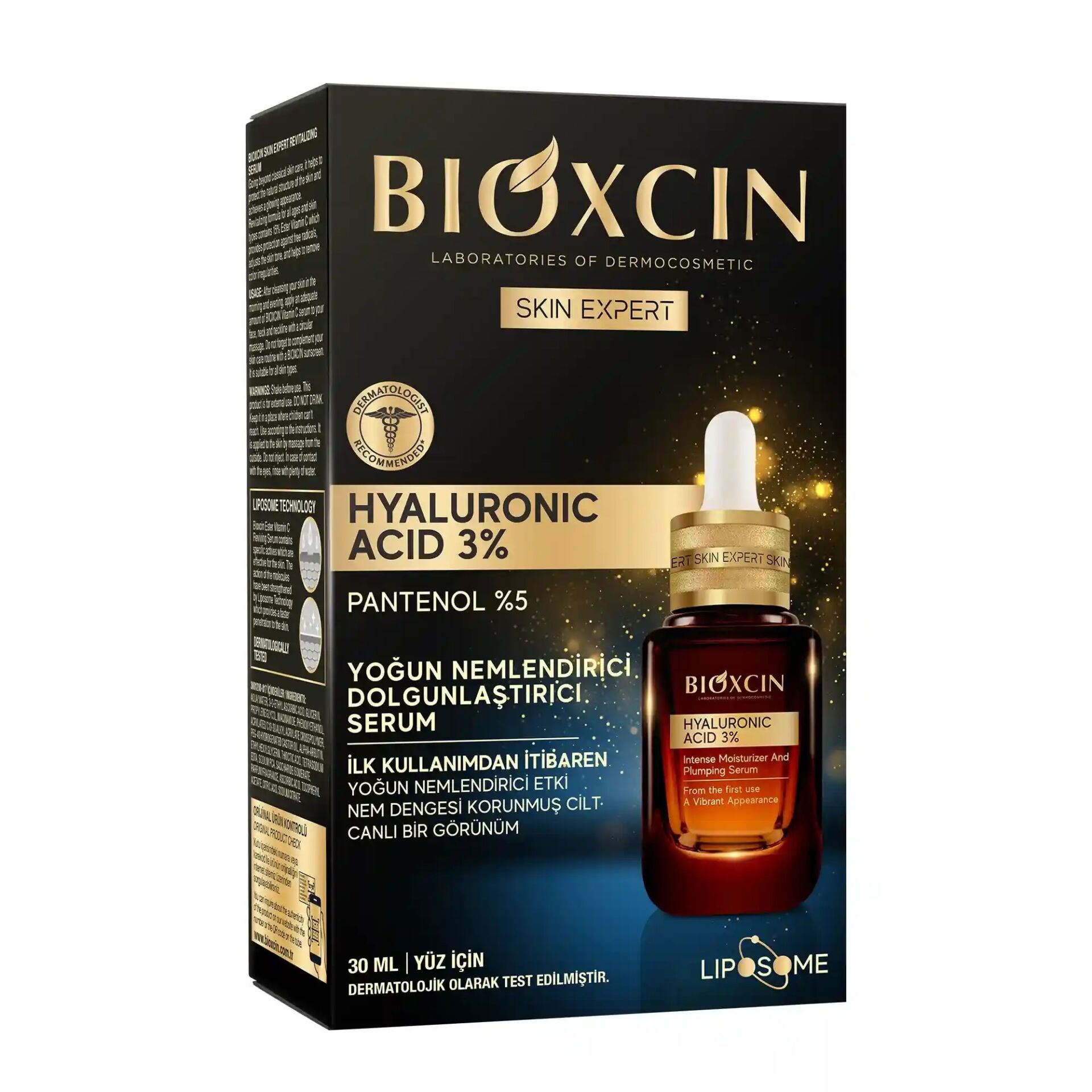 Bioxcin Hyaluronic Acid 3% Yoğun Nemlendirici Serum 30 ml