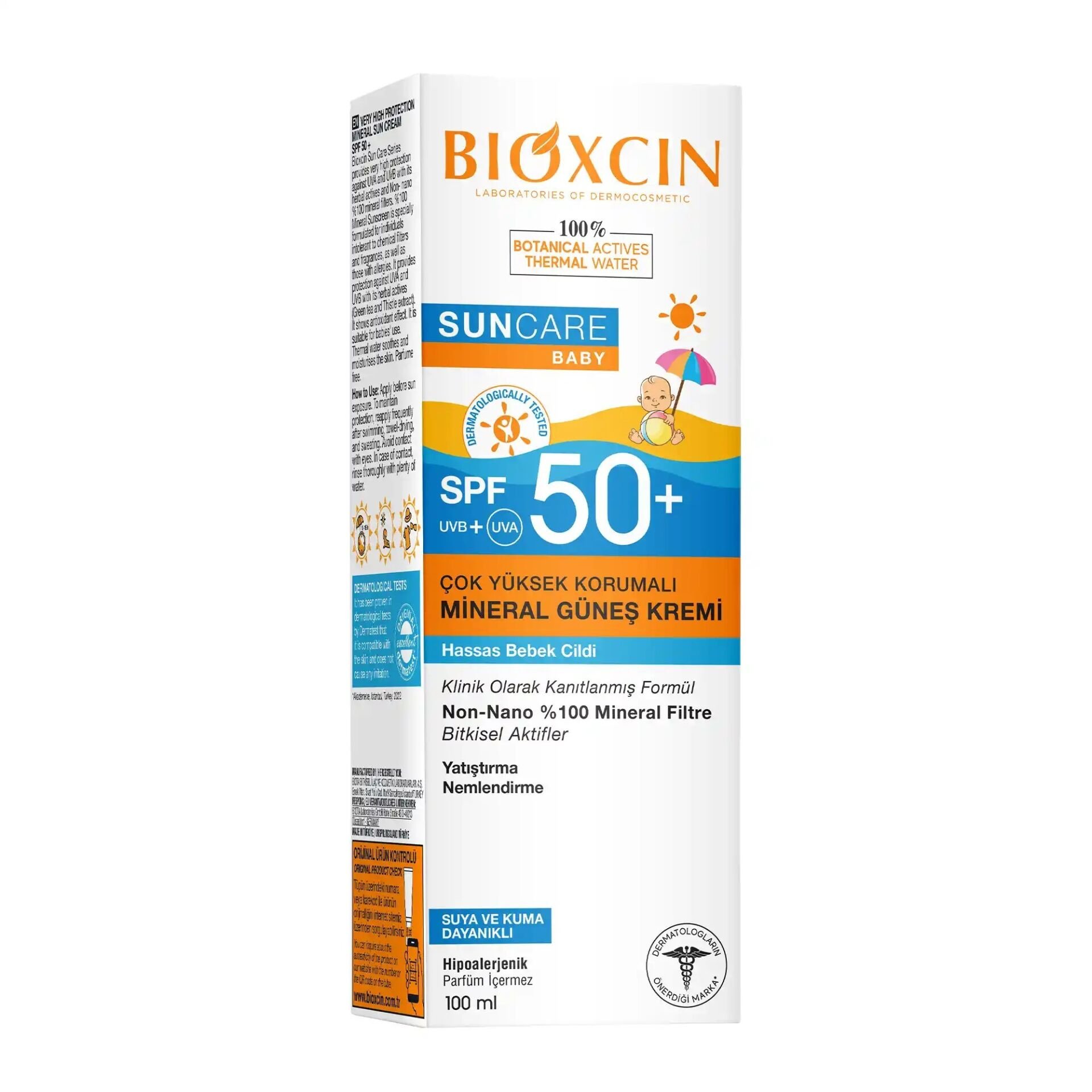 Bioxcin Sun Care Mineral Baby Güneş Kremi 50+ SPF 100 ml