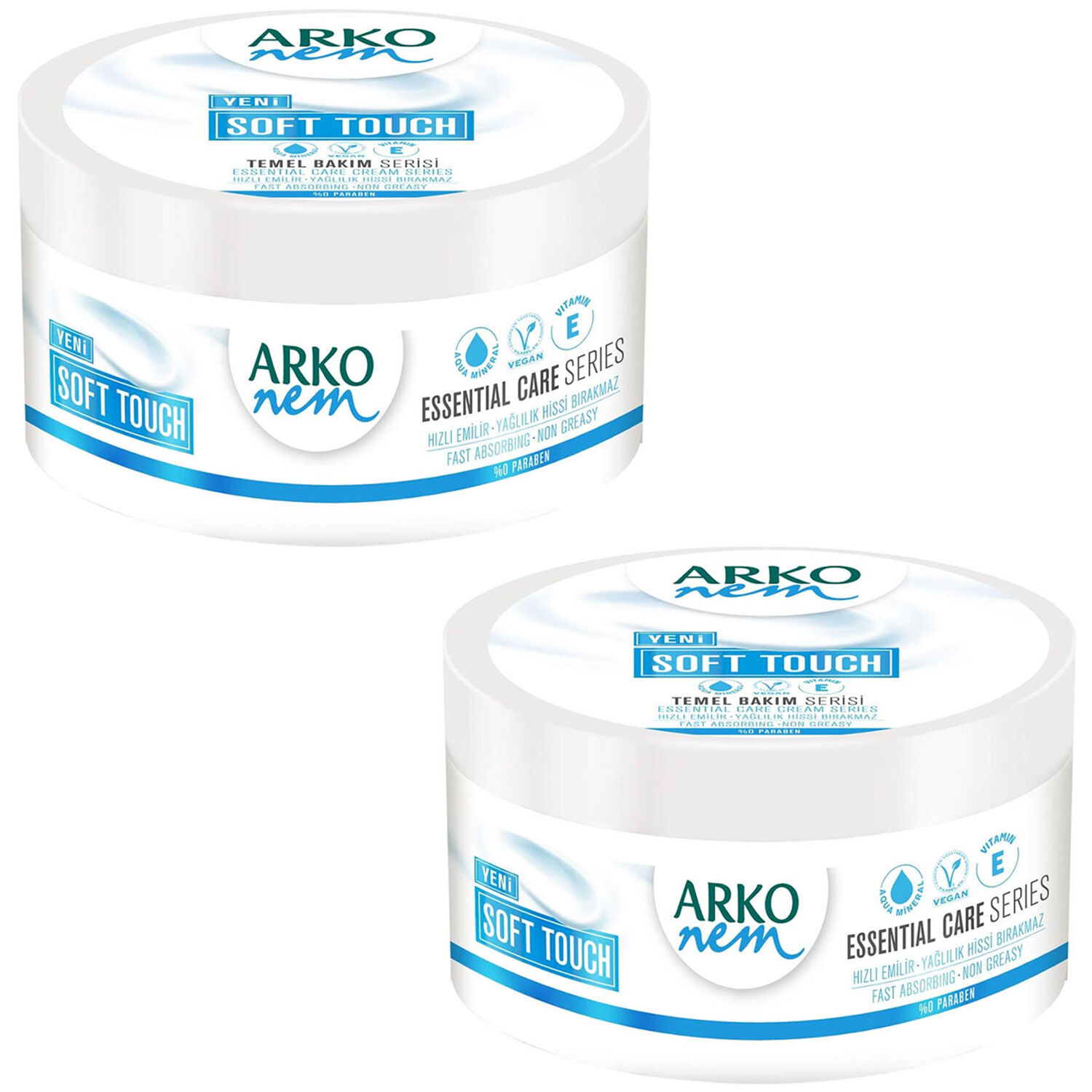 Arko Nem Soft Touch Nemlendirici El Yüz Ve Vücut Kremi 250 ml 2 ADET