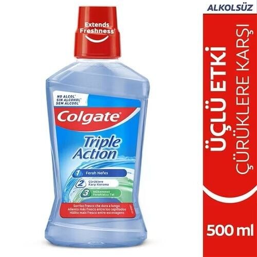 Colgate Üçlü Etki Ağız Bakım Suyu 500 ml