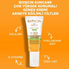 Bioxcin Sun Care Çok Yüksek Korumalı Akneye Eğilimli Ciltler İçin Güneş Kremi Spf 50+ 50 ml