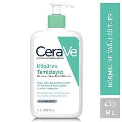 Cerave Köpüren Temizleyici Normal Ve Yağlıya Dönük Ciltler İçin 473 ml