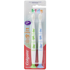 Colgate Kids 2+ Yaş Yapışkan Tabanlı Çocuk Diş Fırçası 2'li Extra Soft Kadın