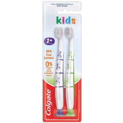 Colgate Kids 2+ Yaş Yapışkan Tabanlı Çocuk Diş Fırçası 2'li Extra Soft Kadın