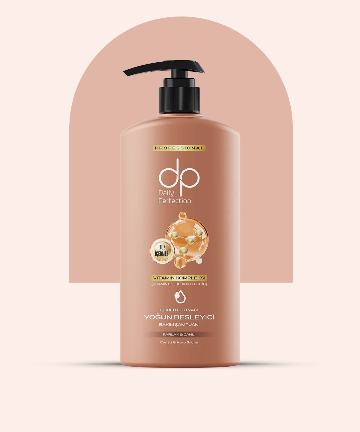 DP Daily Perfection Çörek Otu Yağı Yoğun Besleyici Bakım Şampuanı 800 ml