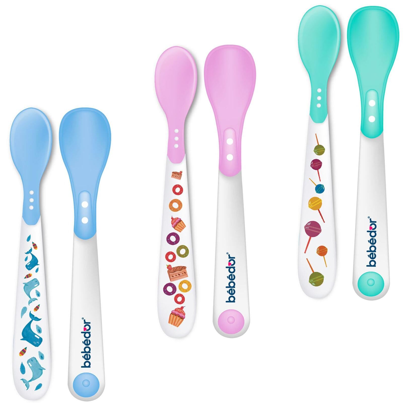 Bebedor Isıya Duyarlı 2 li Kaşık 6+ Ay