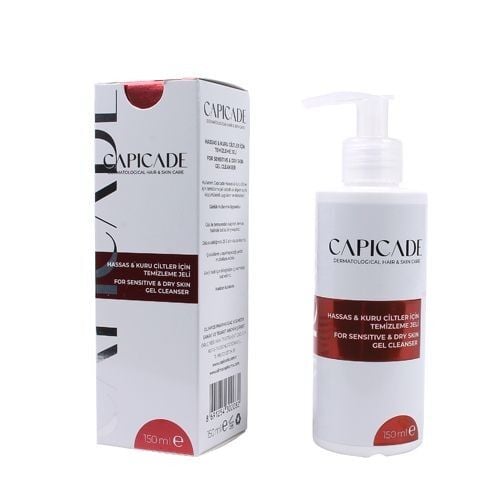 Capicade Hassas Kuru Ciltler için Temizleme Jeli 150 ml