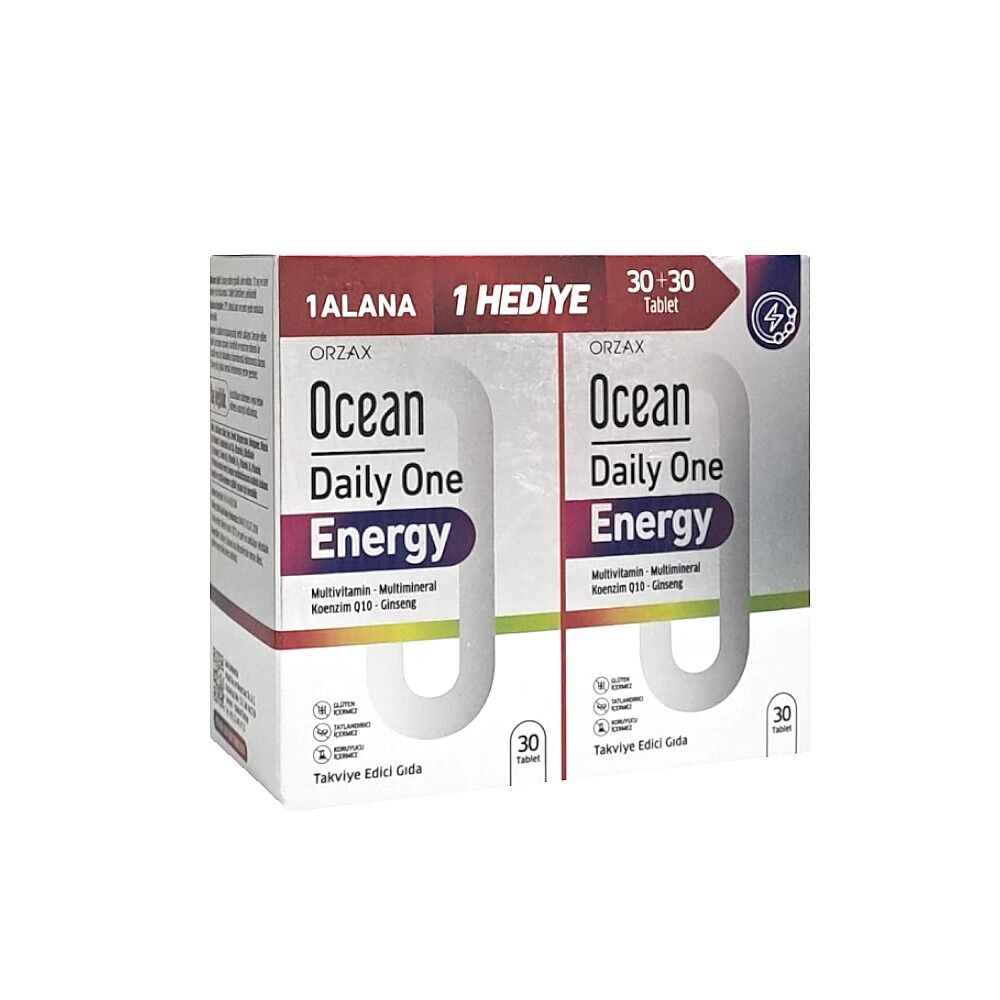 Ocean Daily One Energy 30 Tablet - 1 Alana 1 Bedava