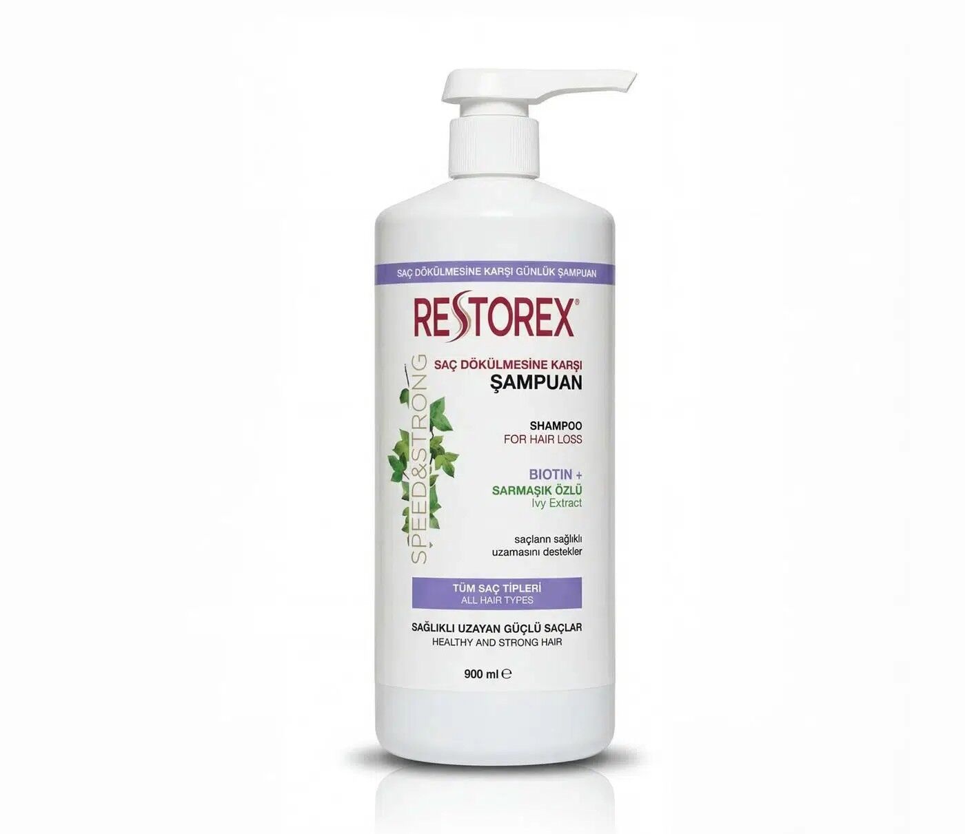 Restorex Saç Dökülmesine Karşı Şampuan Tüm Saç Tipleri 900 ml