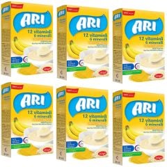 Arı Mama Sütlü Muzlu 12 Vitamin 6 Mineralli Pirinç Unu 250 gr 6 ADET