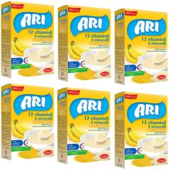 Arı Mama Sütlü Muzlu 12 Vitamin 6 Mineralli Pirinç Unu 250 gr 6 ADET
