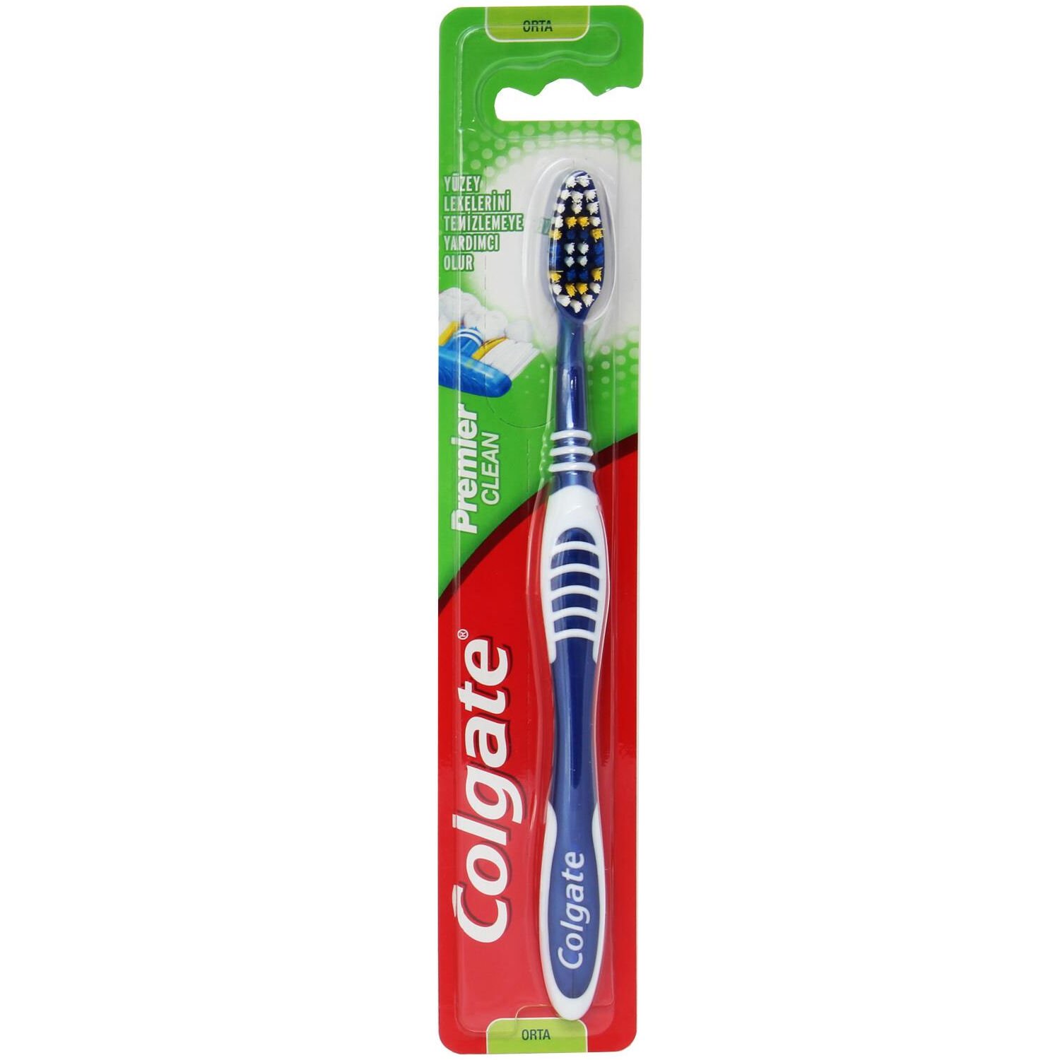 Colgate Premier Clean Orta Diş Fırçası Lacivert