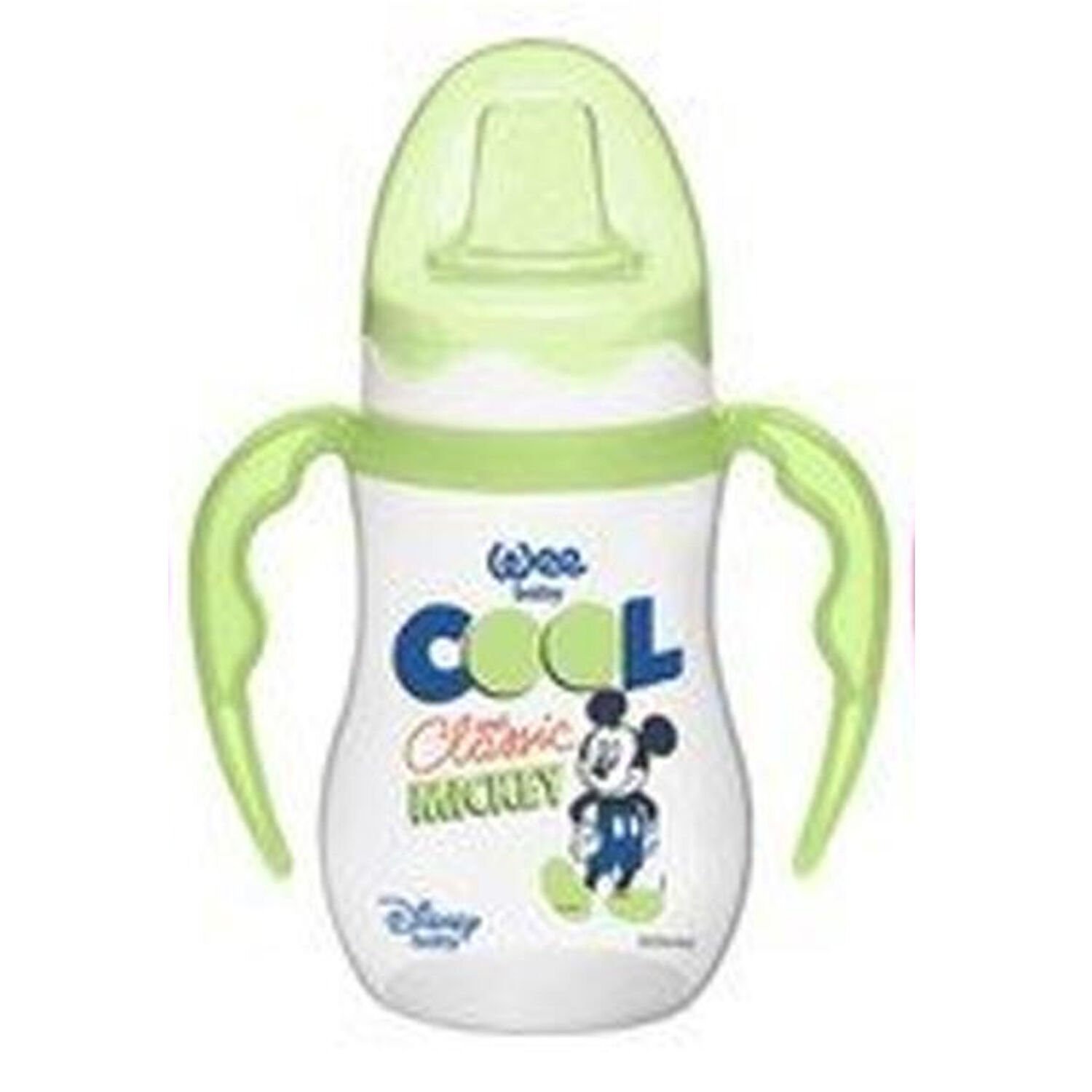 Wee Baby Disney Kulplu Alıştırma Bardağı 250 ml Yeşil