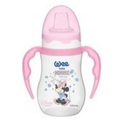Wee Baby Disney Kulplu Alıştırma Bardağı 250 ml Pembe