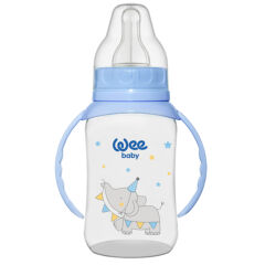 Wee Baby Klasik Kulplu PP Biberon 150 ml Pembe