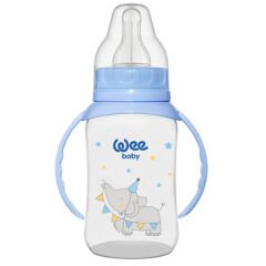 Wee Baby Klasik Kulplu PP Biberon 150 ml Mavi
