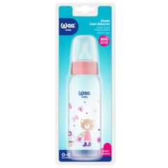Wee Baby Klasik Cam Biberon 250 ml Pembe