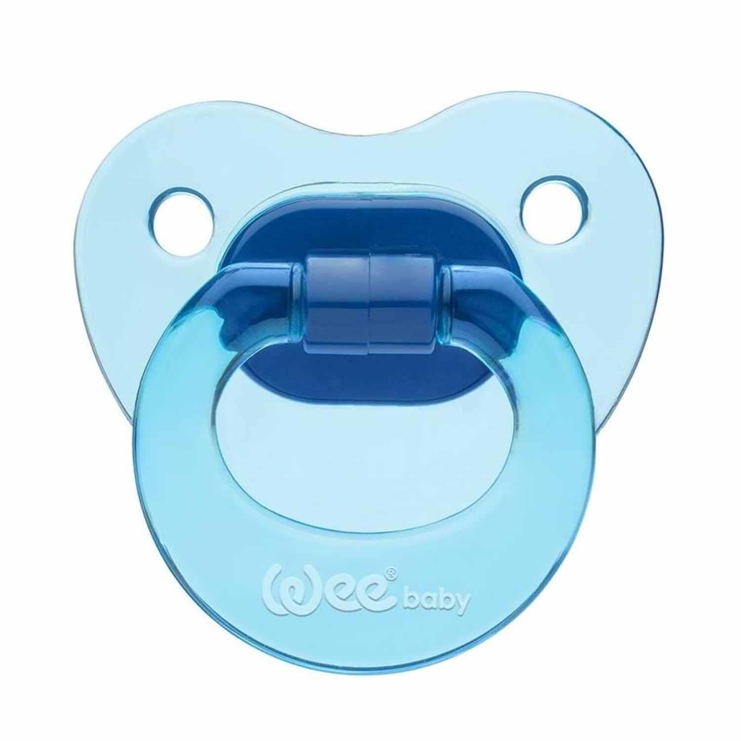 Wee Baby Akide Damaklı No 2 Emzik 6-18 Ay Mavi