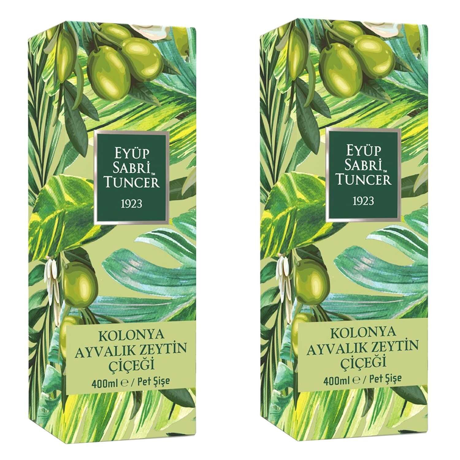 Eyüp Sabri Tuncer Ayvalık Zeytin Çiçeği Kolonyası Pet Şişe 400 ml 2 ADET