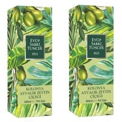 Eyüp Sabri Tuncer Ayvalık Zeytin Çiçeği Kolonyası Pet Şişe 400 ml 2 ADET