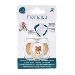 Mamajoo Saklama Kutulu Desenli Ortodontik Silikon Emzik 12+Ay