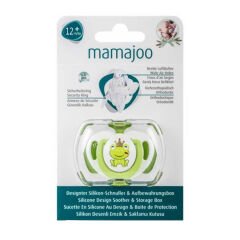 Mamajoo Saklama Kutulu Desenli Ortodontik Silikon Emzik 12+Ay