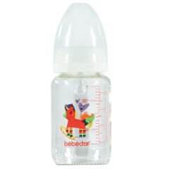 Bebedor Sevimli At Desenli Cam Biberon 0+ Ay 125 ml