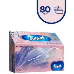 Selpak El Ve Yüz Havlusu 80 Yaprak
