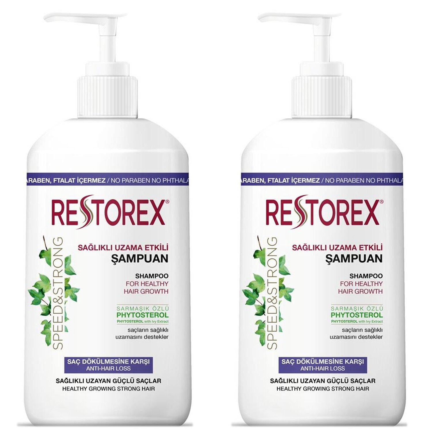 Restorex Saç Dökülmesine Karşı Şampuan 1000 ml 2 ADET