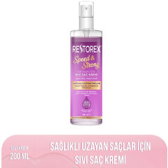 Restorex Sağlıklı Uzama Etkili Işıltılı Bakım Sıvı Saç Kremi 200 ml