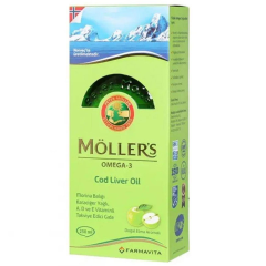 Möllers Omega 3 Balık Yağı Şurubu Doğal Elma Aromalı 250 ml