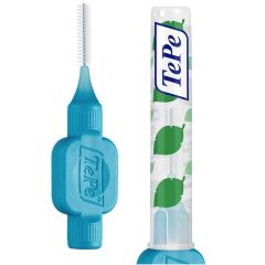 Tepe Arayüz Fırçası 0.6 mm Mavi 8 li Paket