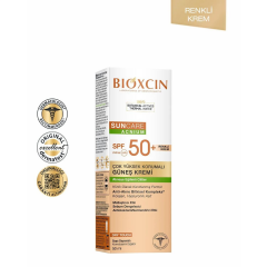 Bioxcin Sun Care Spf 50+ Akneye Eğilimli Ciltler İçin Renkli Güneş Kremi 50 ml