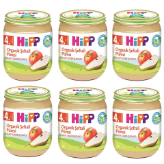 Hipp Kavanoz Maması Organik Şeftali Püresi 125 gr 6 ADET
