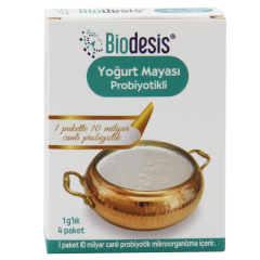 Biodesis Probiyotikli Yoğurt Mayası 1 gr x 4 Paket