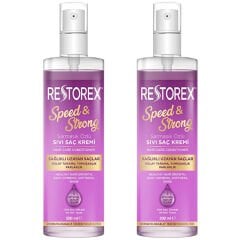 Restorex Sağlıklı Uzama Etkili Işıltılı Bakım Sıvı Saç Kremi 200 ml 2 ADET