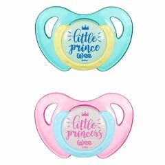 Wee Baby Desenli Kelebek Damaklı Emzik No 1 0-6 Ay